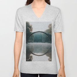The Devil's Bridge - Landscape and Nature Photography V Neck T Shirt