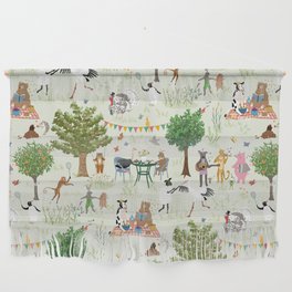 Animals' Garden Party Wall Hanging