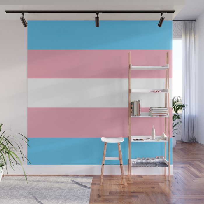 Transgender Pride Flag Wall Mural