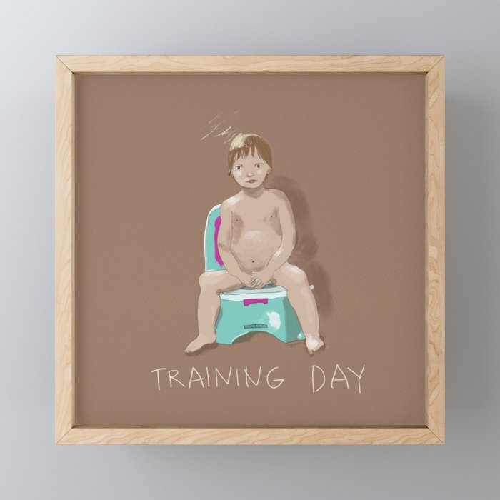 Training Day Framed Mini Art Print