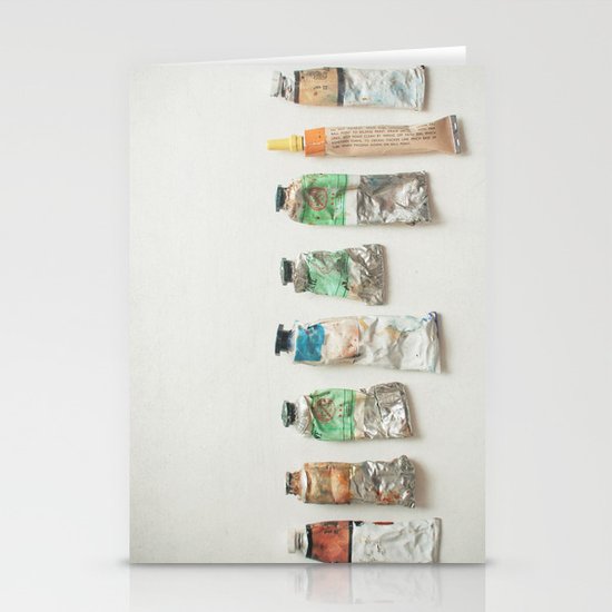Oil Paints Stationery Cards