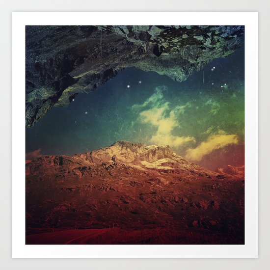 Dream Mountains Art Print