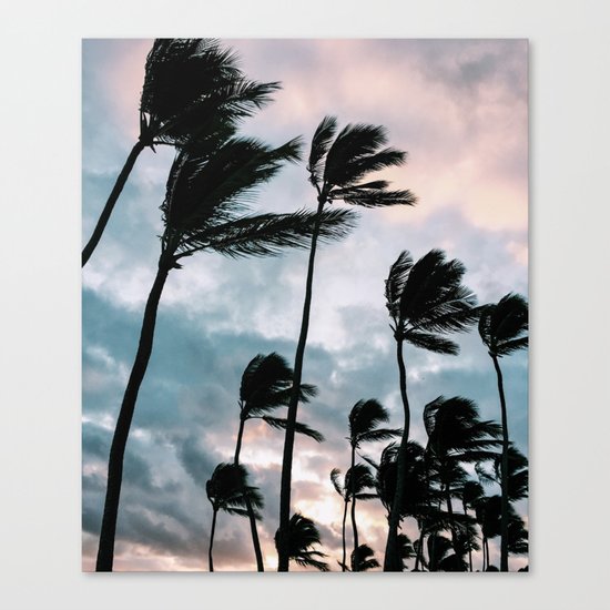 Palm trees, Bavaro beach Canvas Print