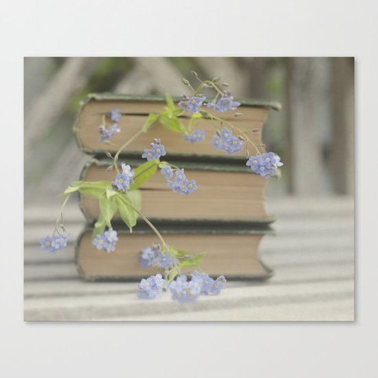 Forget Me Not Bookmark Canvas Print