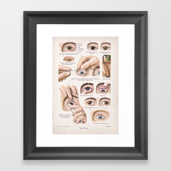 Eye health Framed Art Print