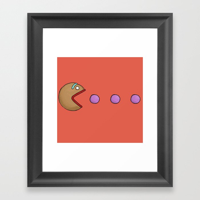 Gumdrop Buttons Framed Art Print