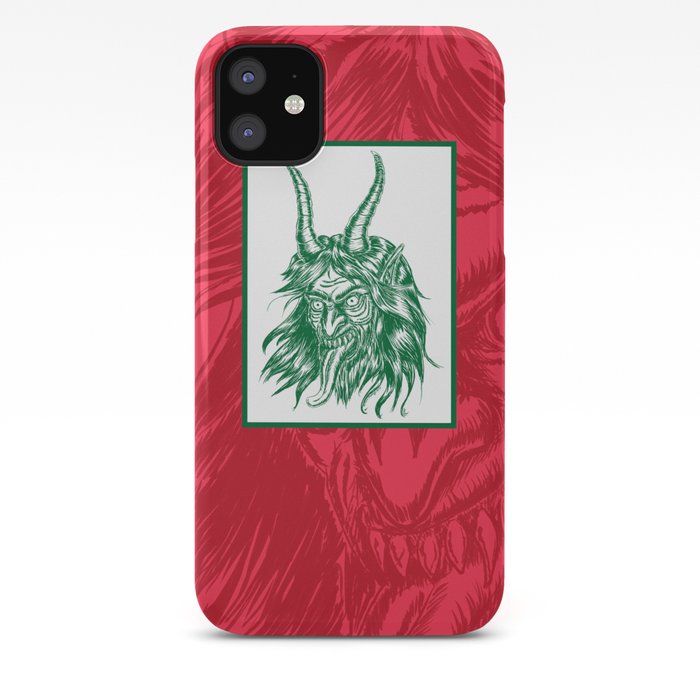 Here Comes Krampus! iPhone Case