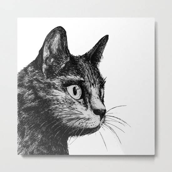 gato Metal Print