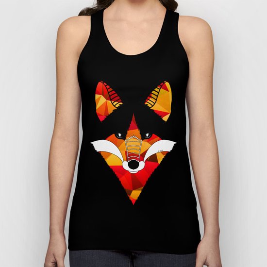 Fire Fox Unisex Tank Top