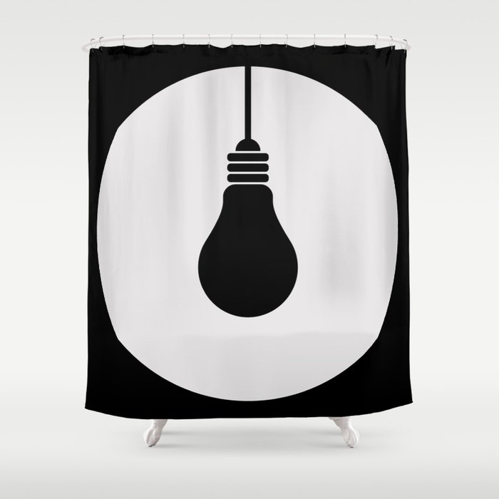 Daylight Dims Logo Shower Curtain