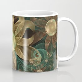 Shining Gems Blooming as Bronze and Copper Flowers Coffee Mug