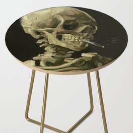 Head of a Skeleton with a Burning Cigarette, Vincent van Gogh Side Table