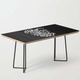 The Best Things In Life Are Sweet Calligraphy Quote Coffee Table