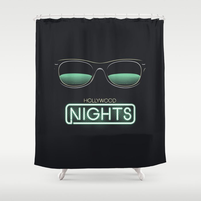 Hollywood Nights Shower Curtain