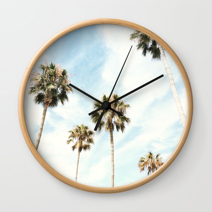 Palm Trees Please Wall Clock
