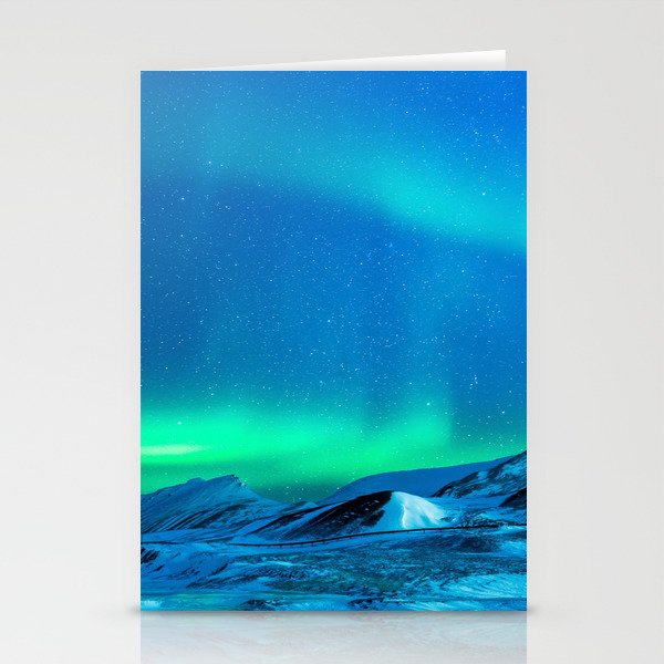 Northern lights Stationery Cards