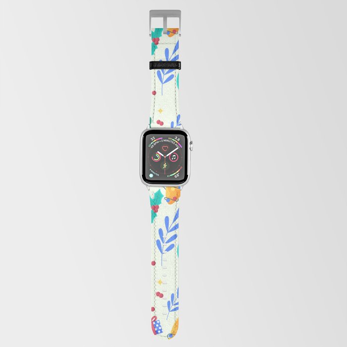 Veggie and Fruit Christmas Pattern Apple Watch Band