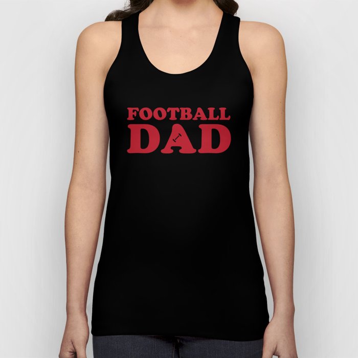 Football Dad Red Tank Top