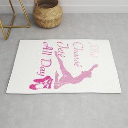 Plie Chasse Jete All Day Dancing Squats Ballet Rug