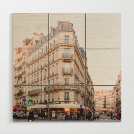 Sunset in Saint-Germain - Paris Photography Wood Wall Art