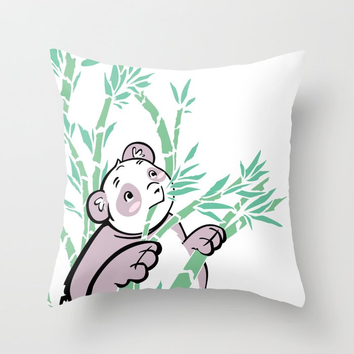 bamboo panda pillow
