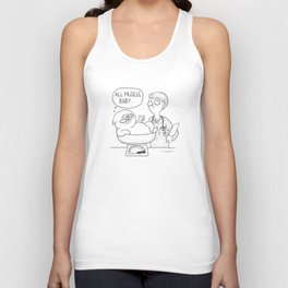all muscle baby... Unisex Tank Top