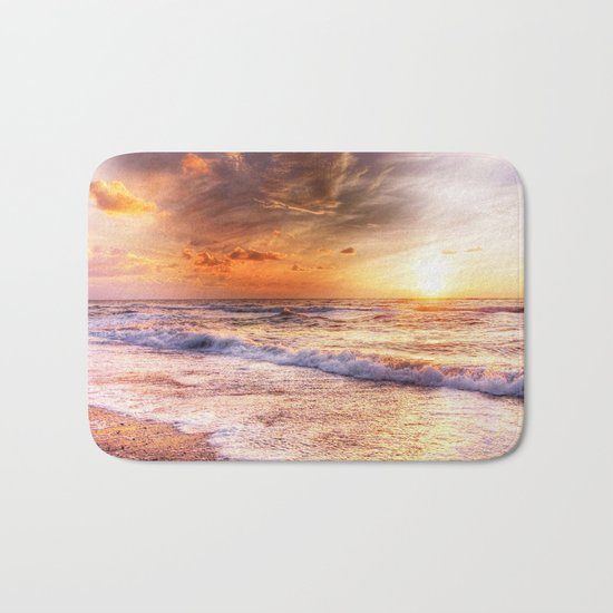 Burning Sea Bath Mat