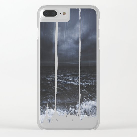 Lost in the sea Clear iPhone Case