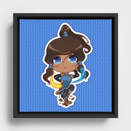 Element Girl Framed Canvas