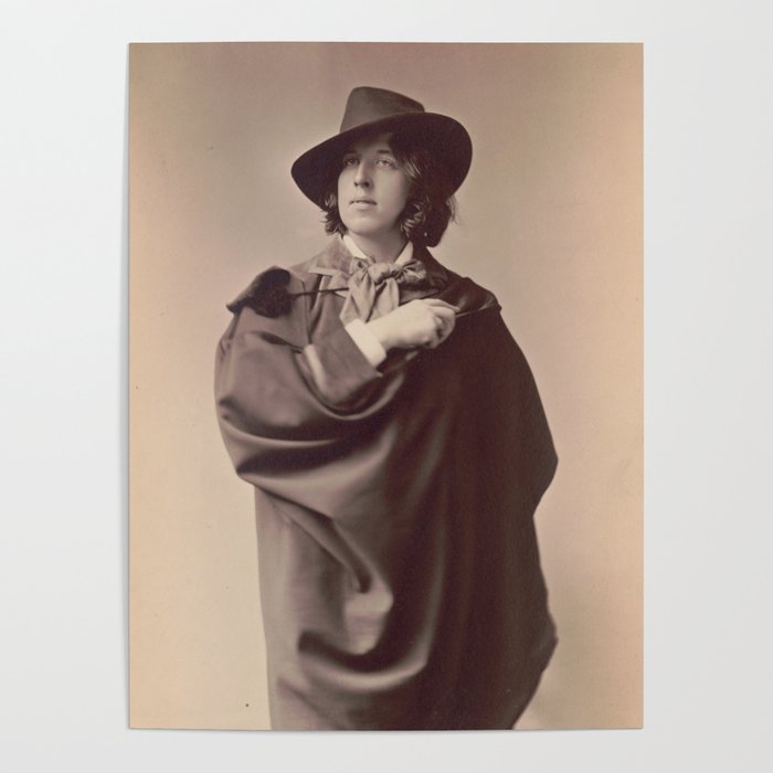Oscar Wilde Vintage Photograph, 1882 Poster