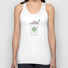 Screambucks Coffee - Strawberry Frappuccino Unisex Tank Top