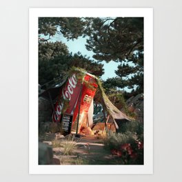 Coca-Loca Art Print