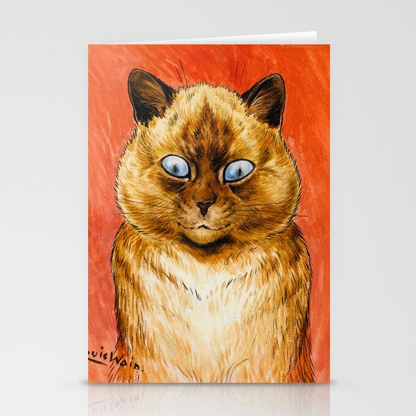 The Bully by Louis Wain Stationery Cards