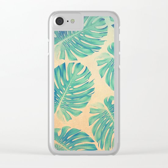 Tropical abstract(2) Clear iPhone Case