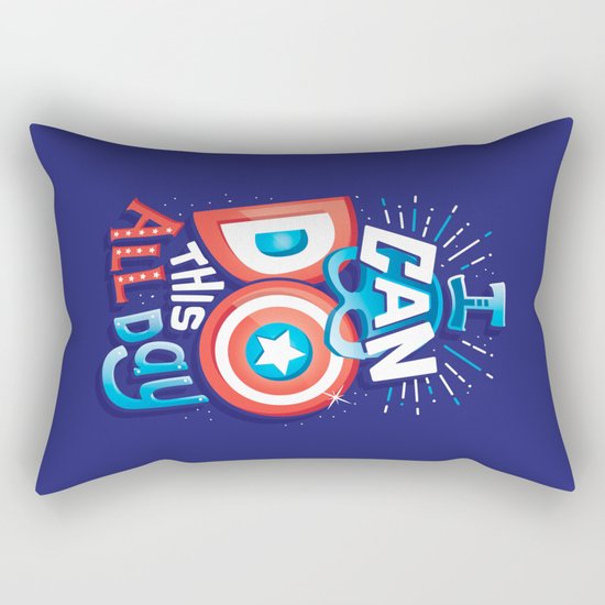 I can do this all day Rectangular Pillow