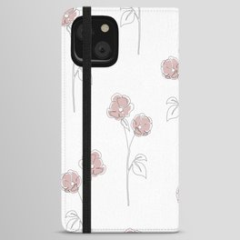 Blush Bloom iPhone Wallet Case