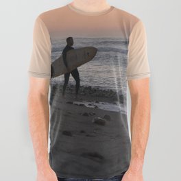 San Onofre Daybreak All Over Graphic Tee