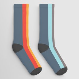 Sedna - Classic Retro Summer Stripes Socks