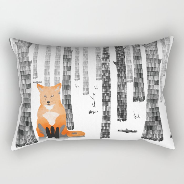 Out of the woods Rectangular Pillow