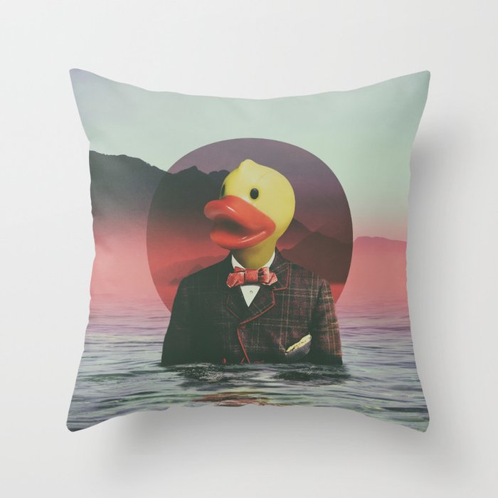 Rubber Ducky Throw Pillow