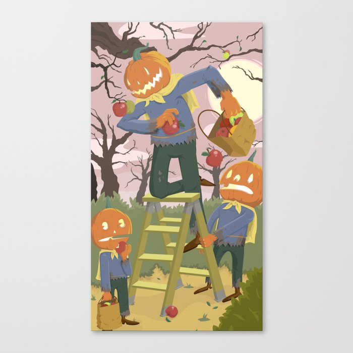 Halloween Family Fun Canvas Print