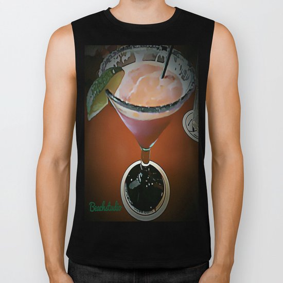 Raspberry Margarita Biker Tank