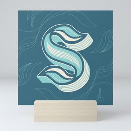 Type Art: Letter S Mini Art Print