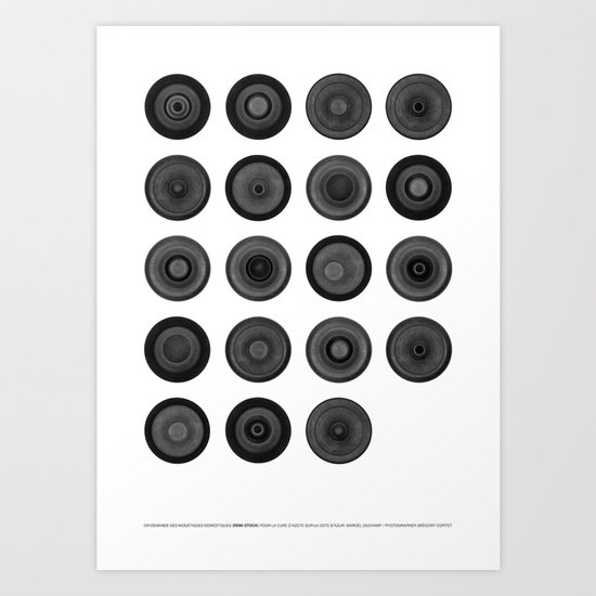 Demi-Stock (White Poster) Art Print