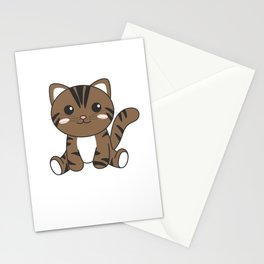 Kawaii Cat Cute Manga Anime Cats Stationery Card