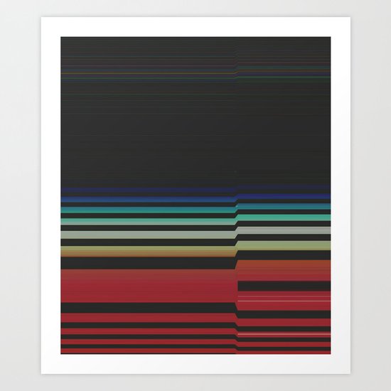 Let's Stripe Art Print