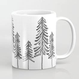 Pine Trees – Black Ink Mug