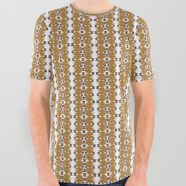 absorbing yellow twist whirlpool circle All Over Graphic Tee