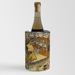 Alphonse Mucha zodiac,No.2, Wine Chiller