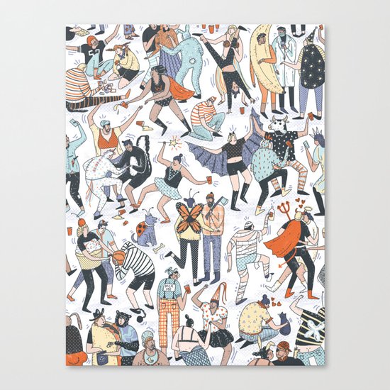 Costume Party Canvas Print